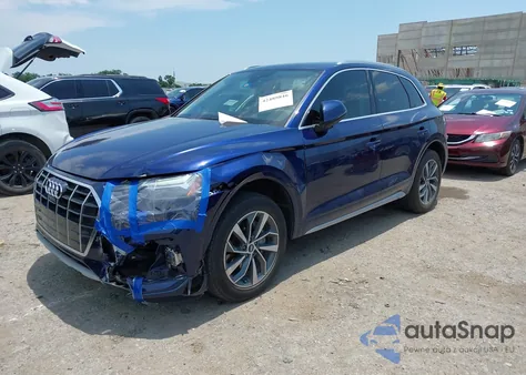2021 Audi Q5 Premium Plus из США, поврежденный, VIN WA1BAAFY5M2060899
